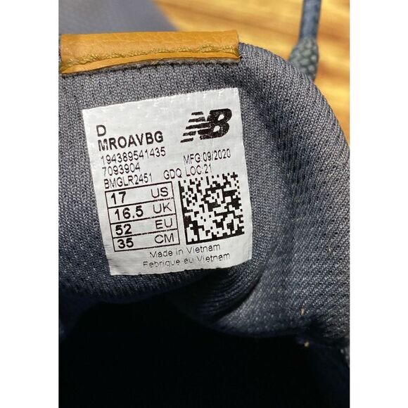 NEW BALANCE ROAV Fresh Foam Gray Running Athletic Shoes MROAVBG Men's Size 17 D - Picture 5 of 7